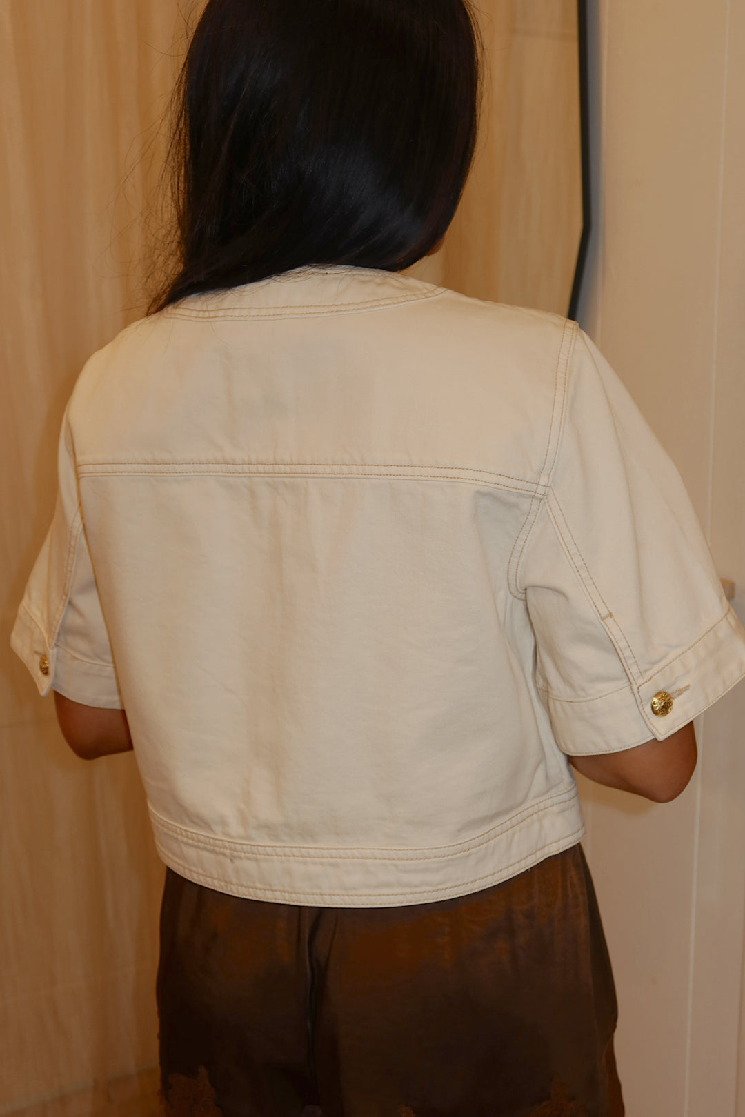 Veronica Beard Size Medium Cream Top