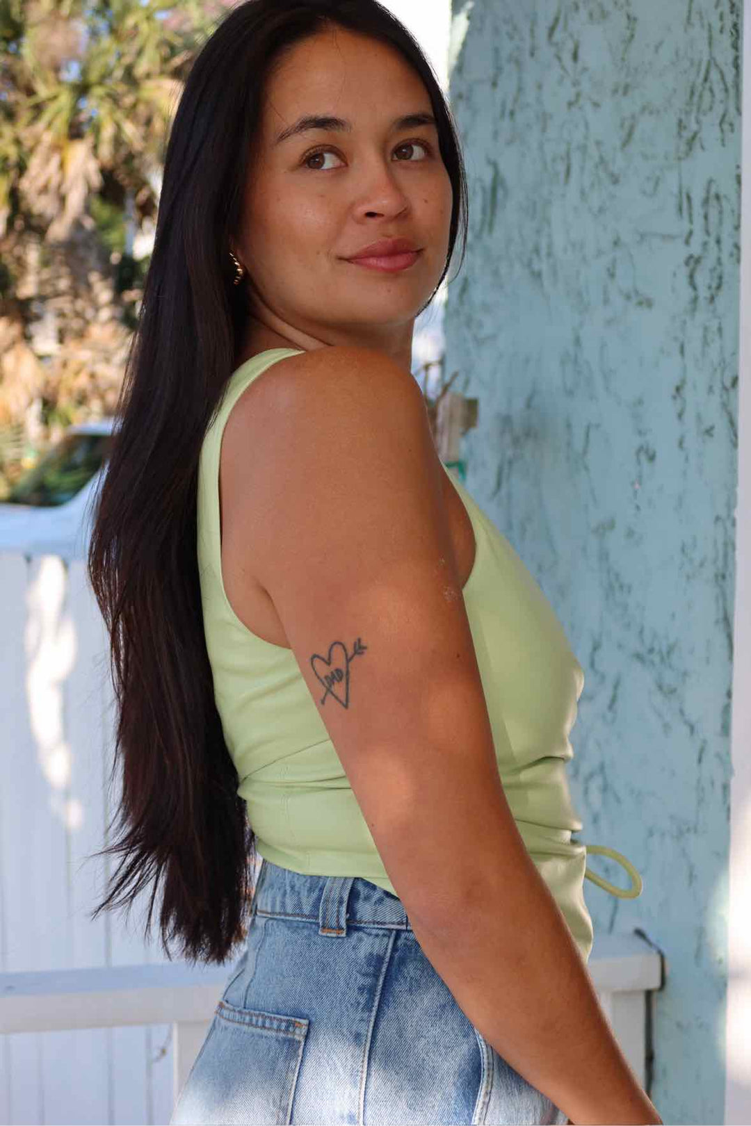 Nanushka Size Small Lime Green Top