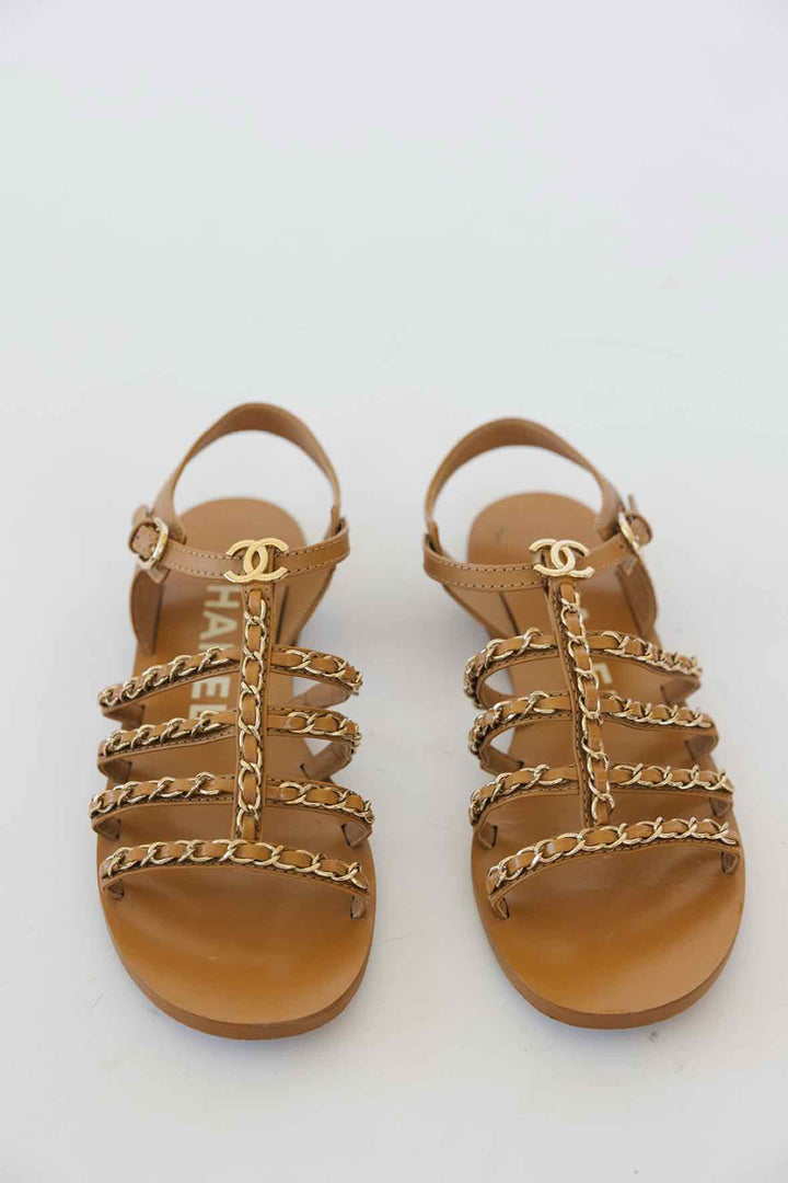 Chanel Shoe Size 38 Sandals