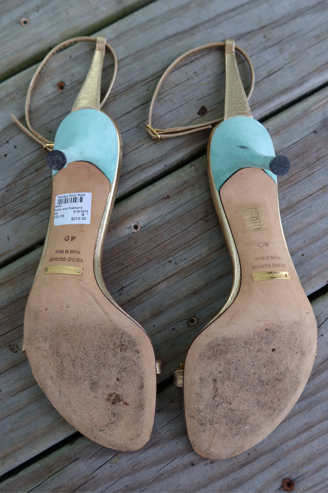 Dolce and Gabbana Shoe Size 40 Heels