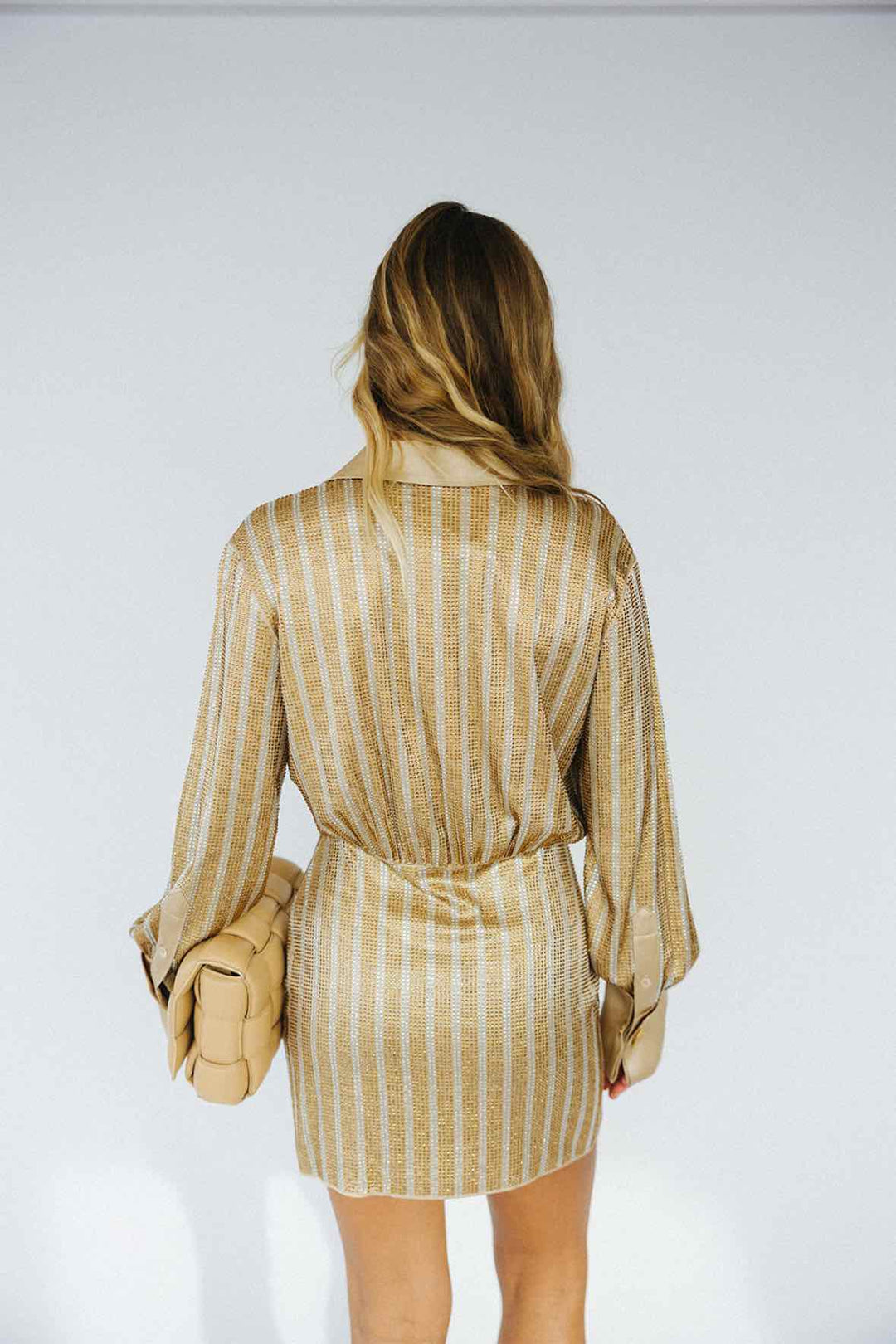 Retrofete Jeweled Mini Dress