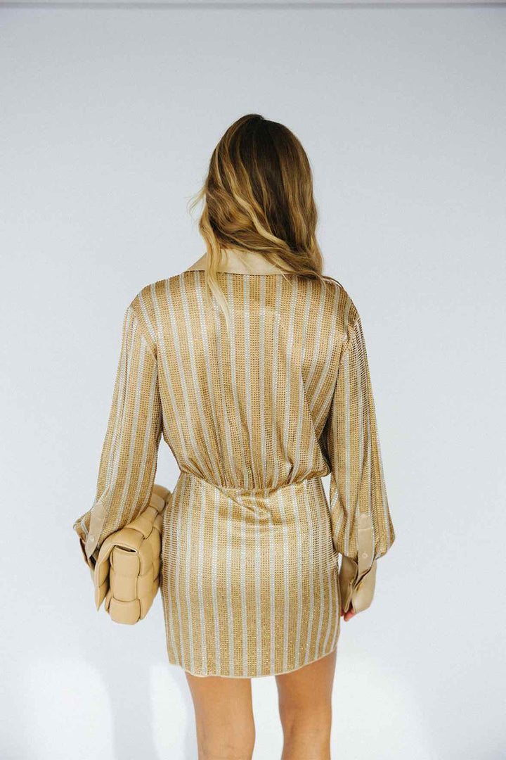 Retrofete Jeweled Mini Dress