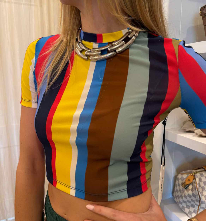 Staud Size XS Striped Top