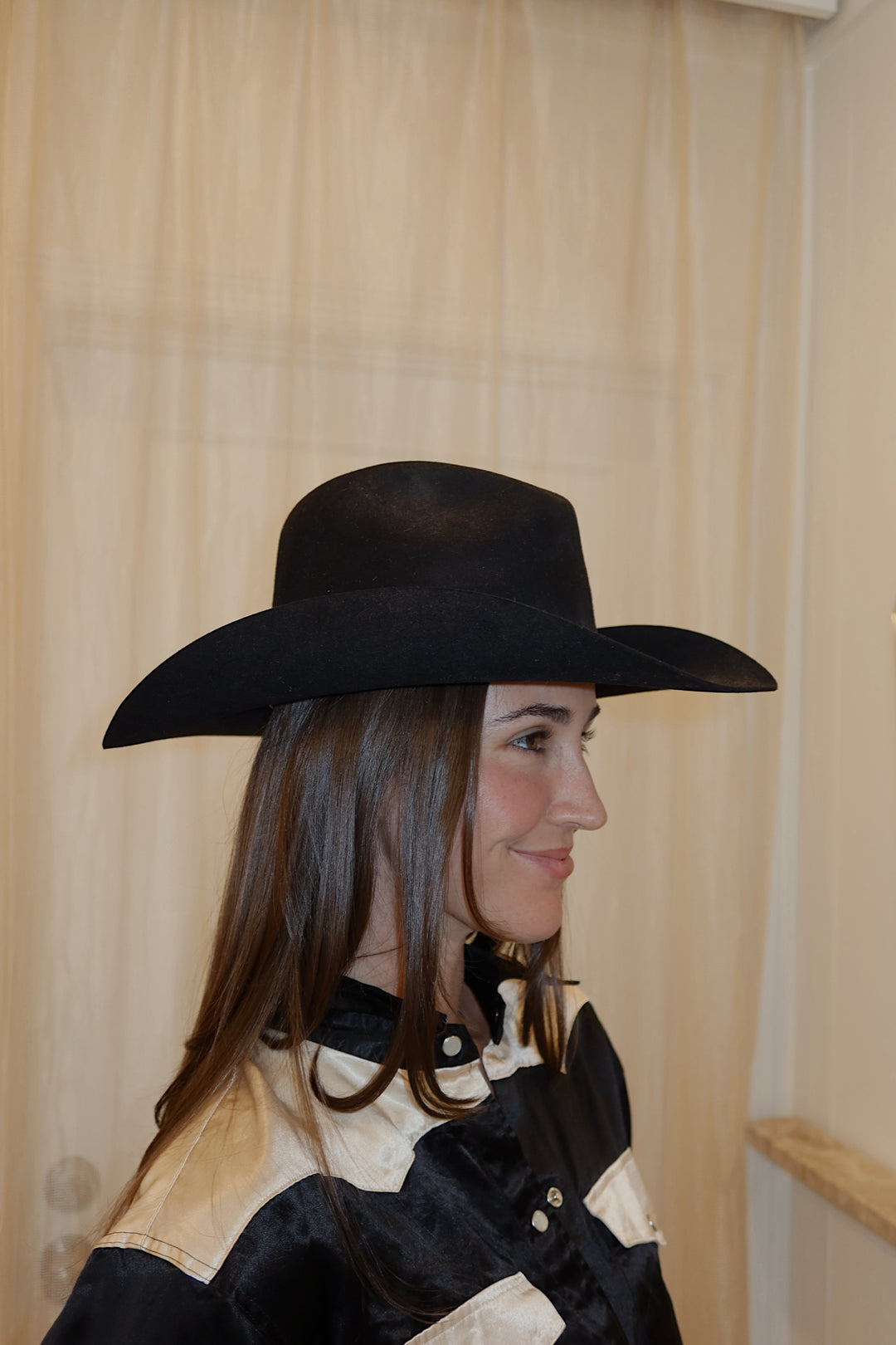 Kemo Sabe Size XS Black Felt Cowgirl Hat