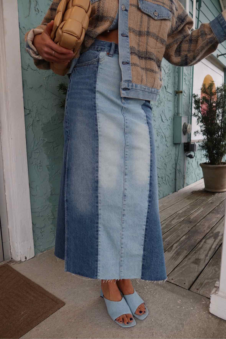 Zara Size Medium Denim Skirt