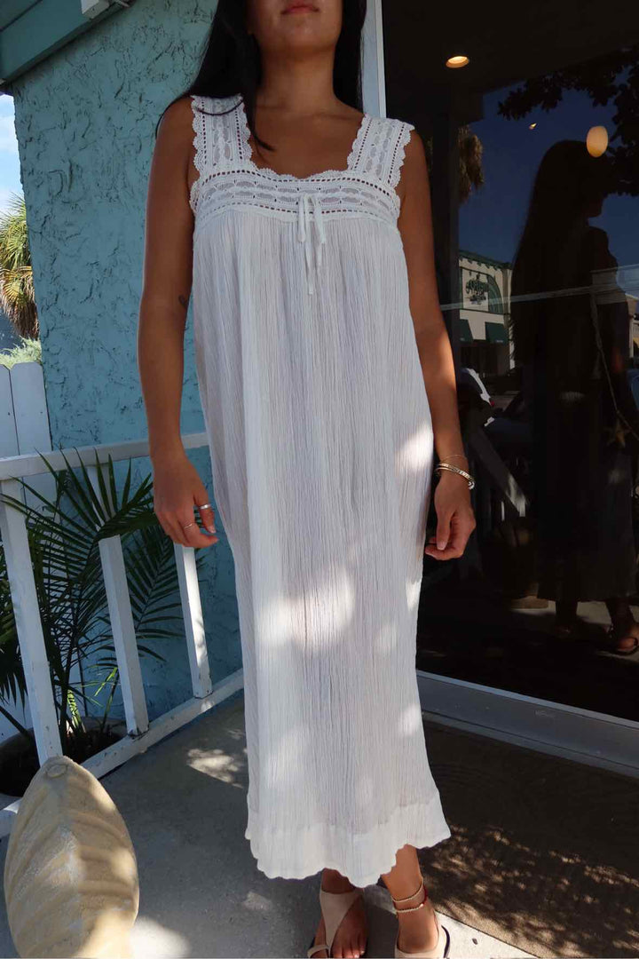Doen Size M Sheer Midi Dress