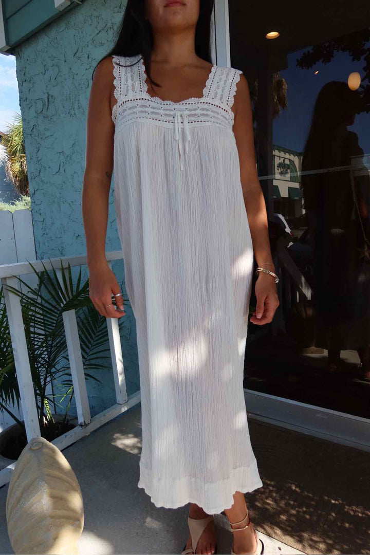 Doen Size M Sheer Midi Dress