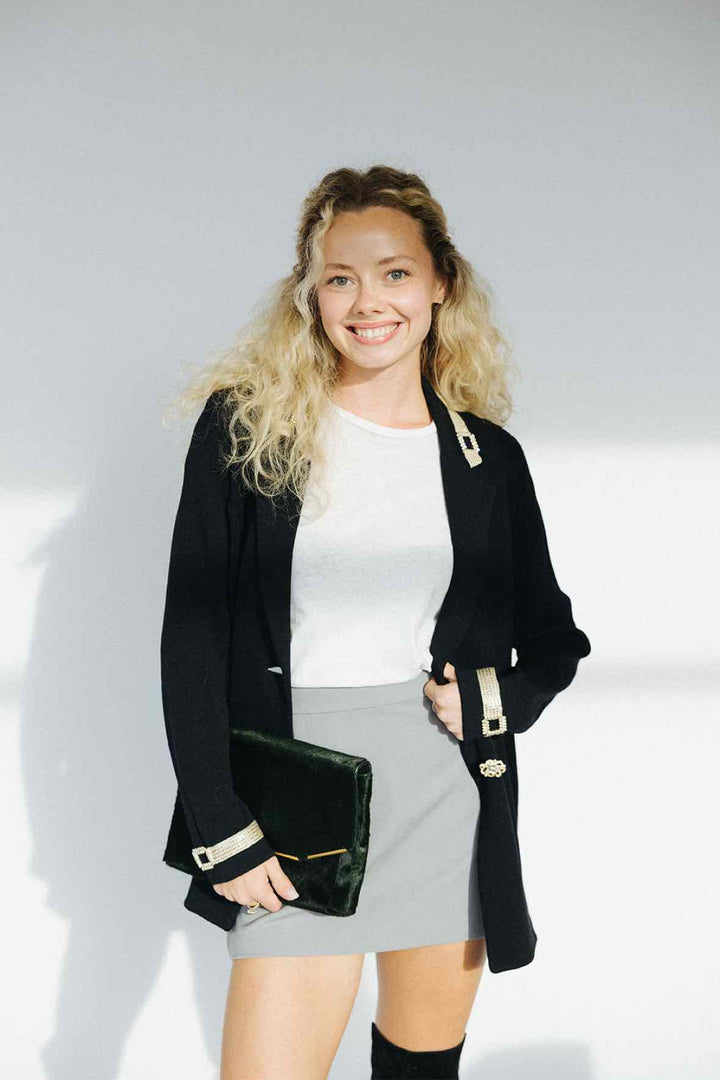 Steve Madden Size 2 Grey Skirt