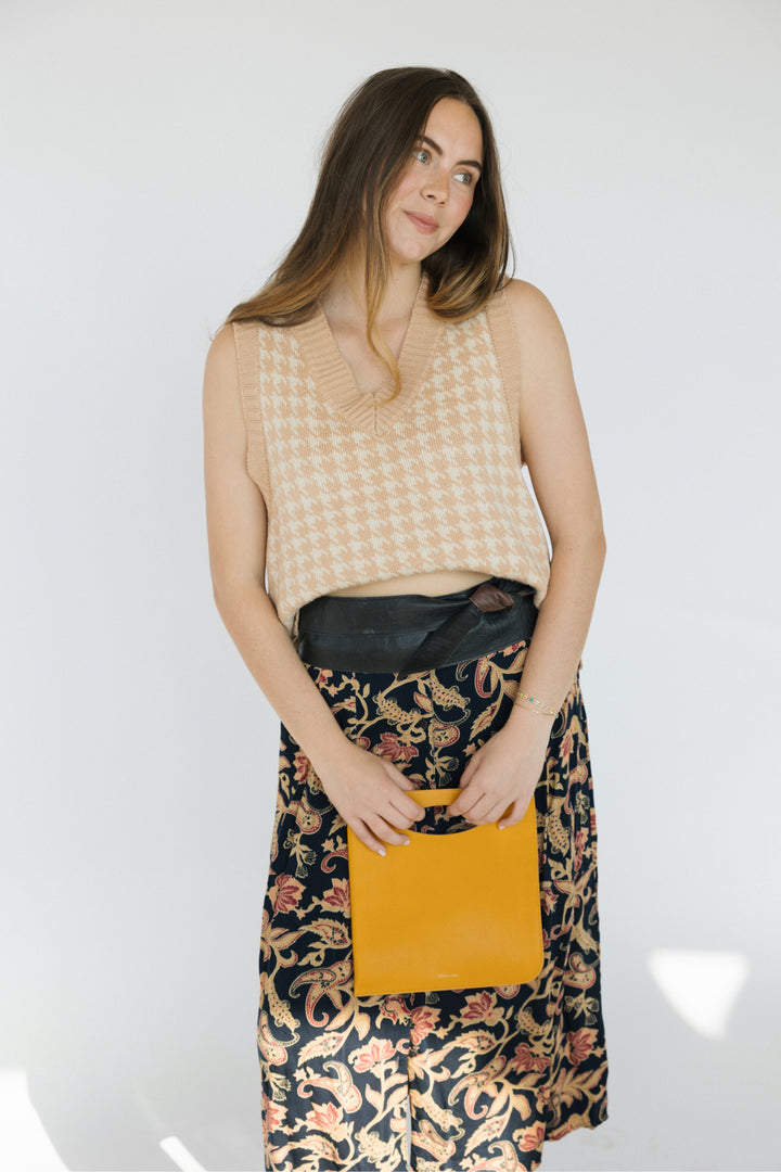 Goldyn Hour Black+Brown Leather Wrap  Belt