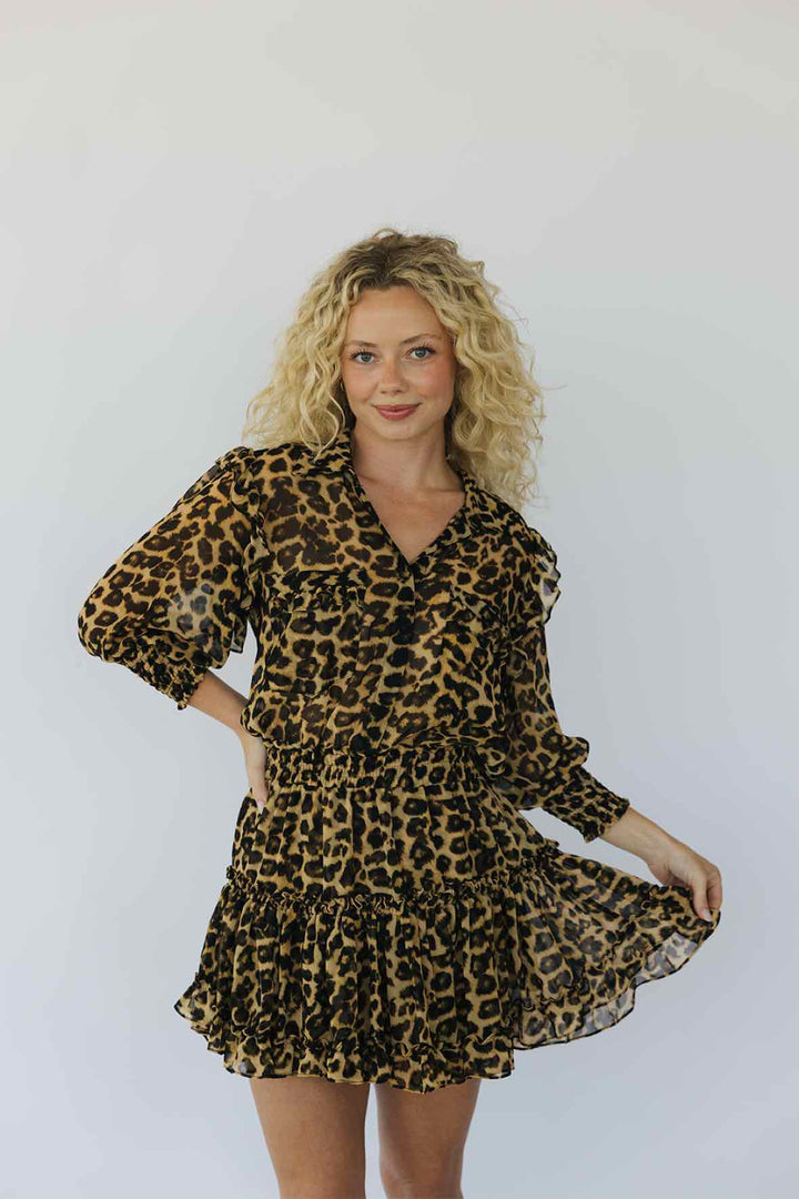 Misa Size XS Ruffle Short Dress