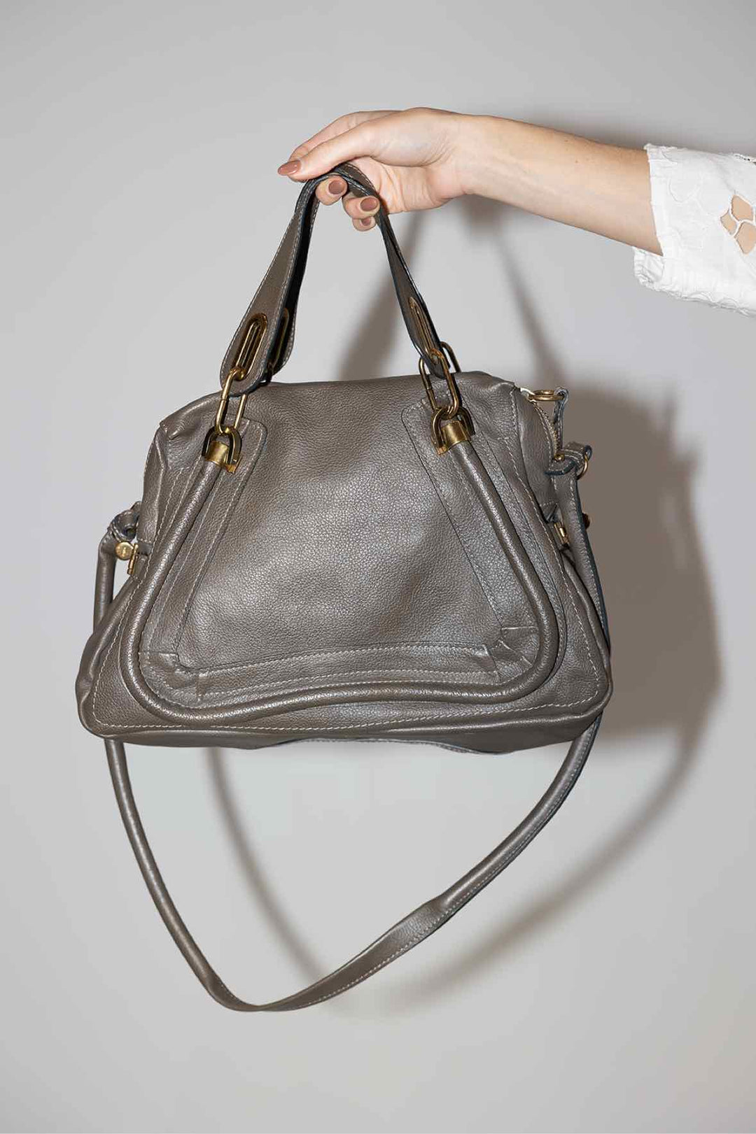 Chloe Grey Purse