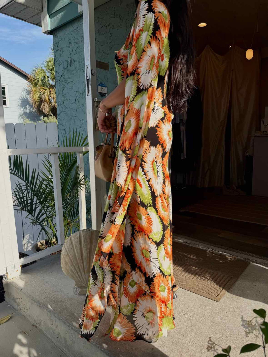 Zara Size M One Shoulder Chiffon Maxi Dress