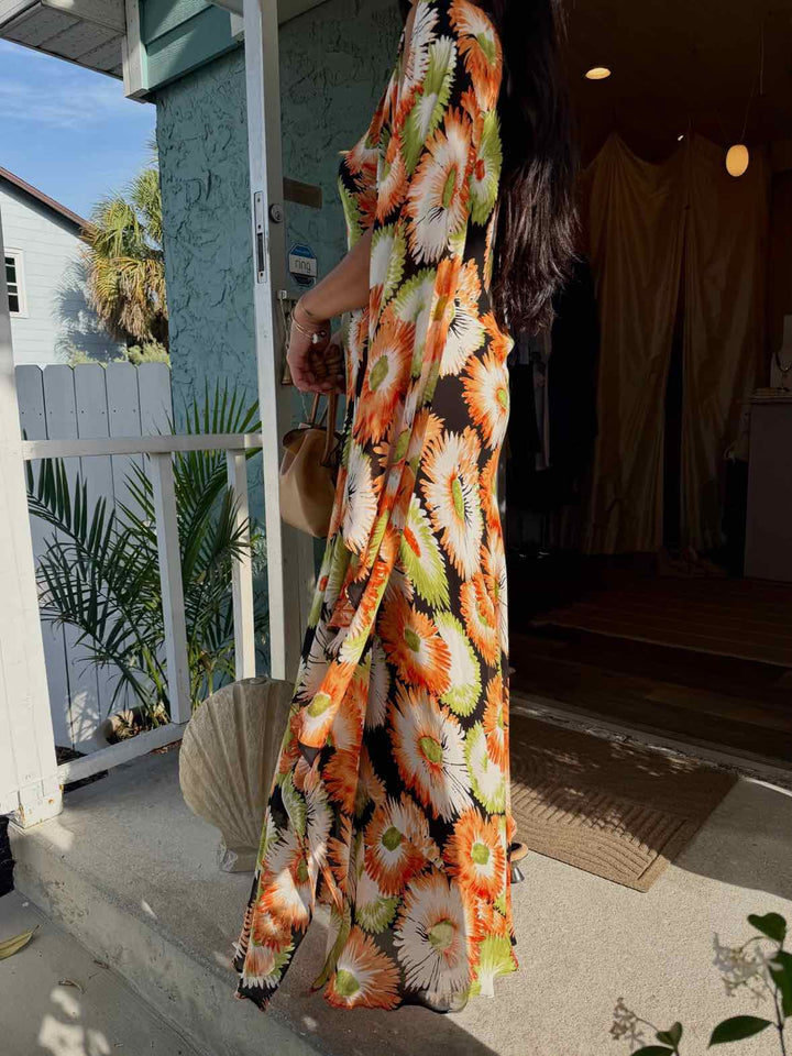 Zara Size M One Shoulder Chiffon Maxi Dress
