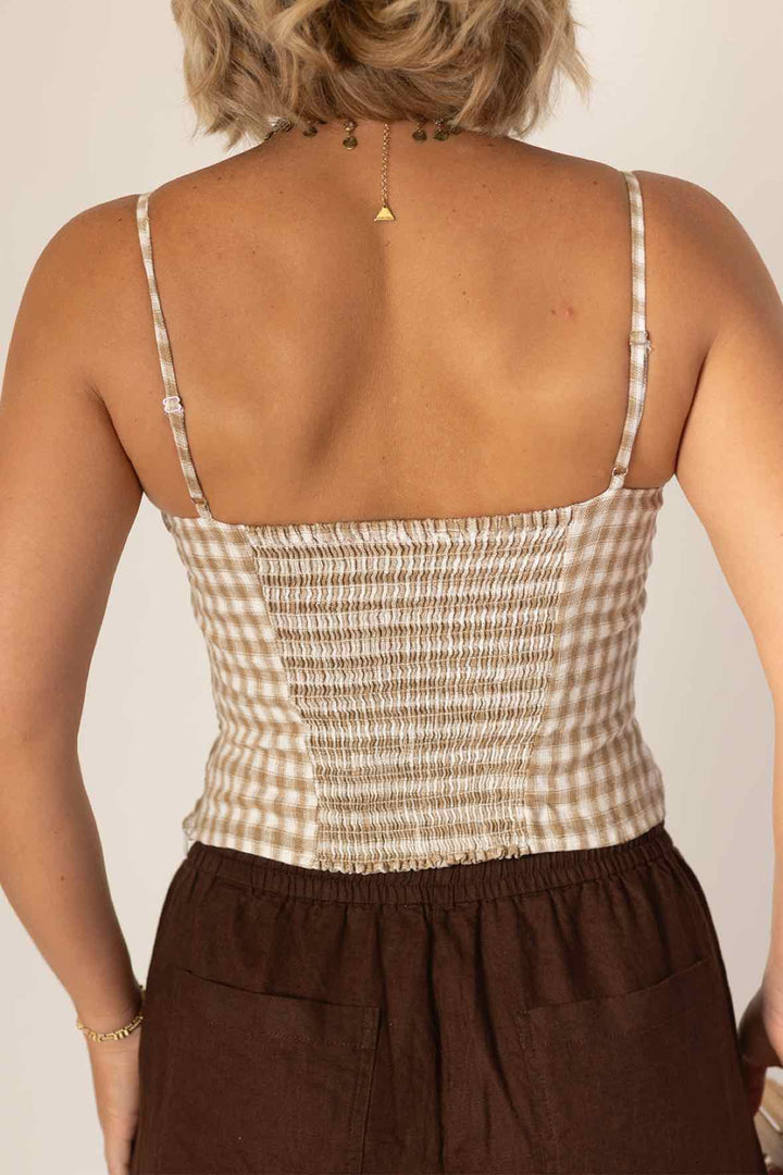 Reformation Size 4 Brown Top