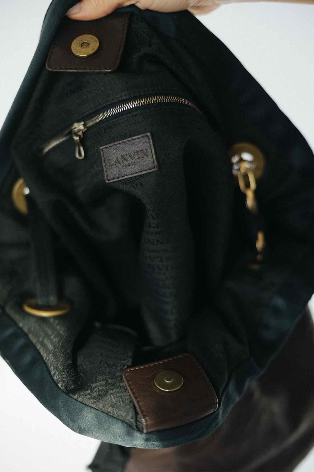 Lanvin Chocolate Brown Purse