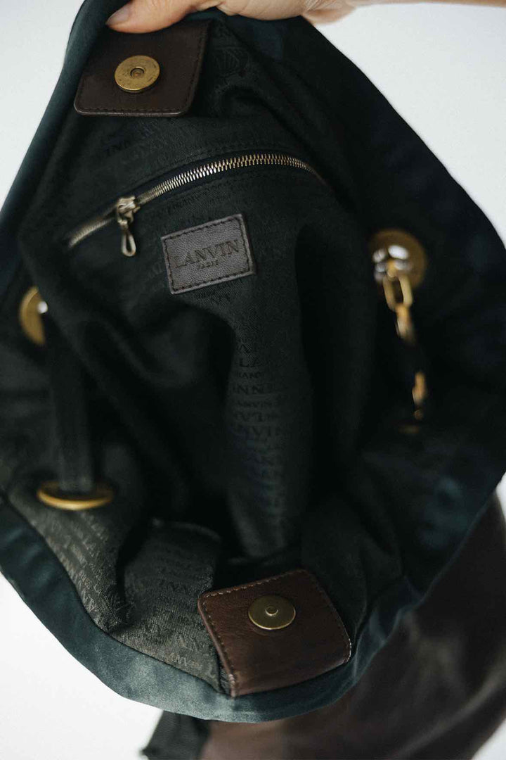 Lanvin Chocolate Brown Purse