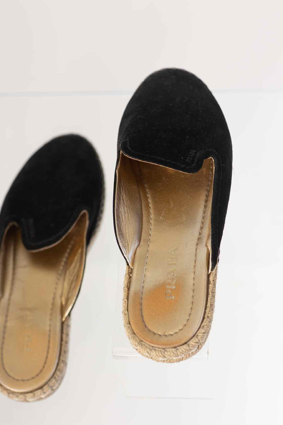 Prada Shoe Size 38 Espadrille Slides