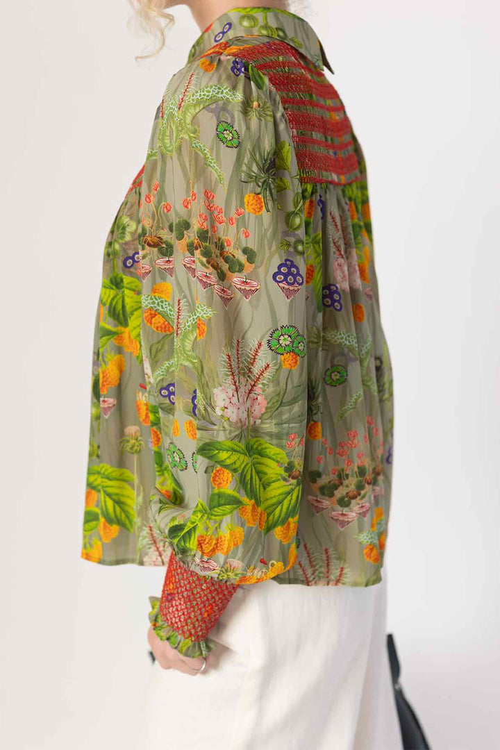 Love Binetti Size XS Green Shirt