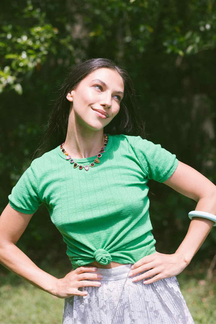 Leset Size Small Green T-Shirt