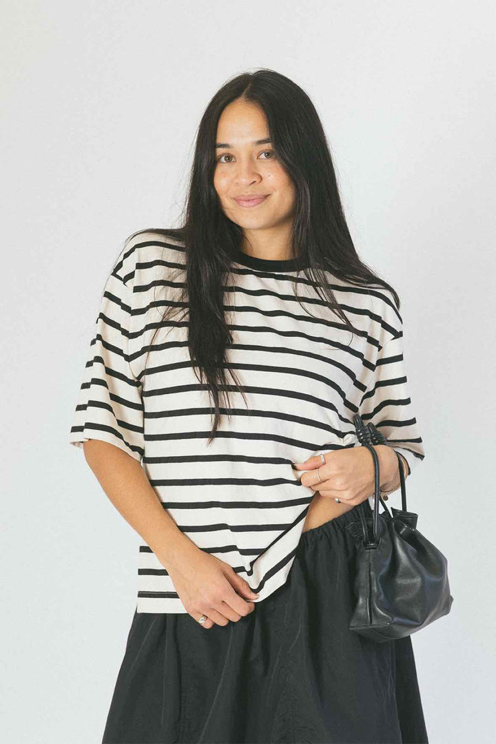Zara Size Medium wht/blk Top