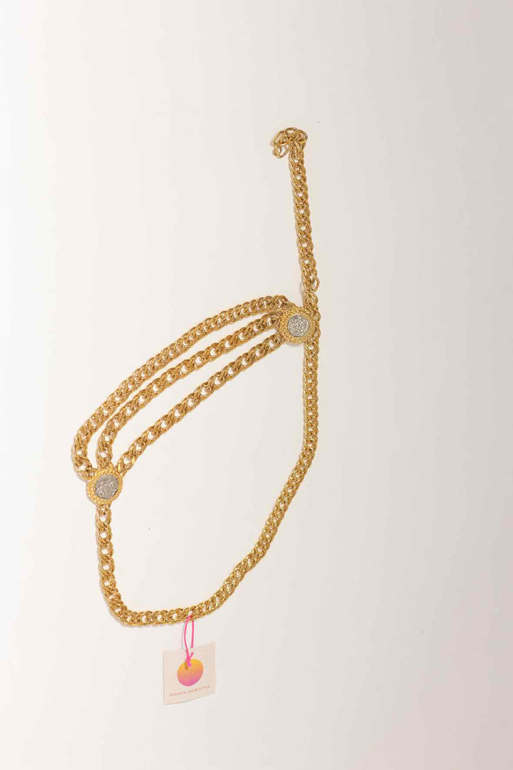 Unbranded Size o/s Gold Chain  Belt