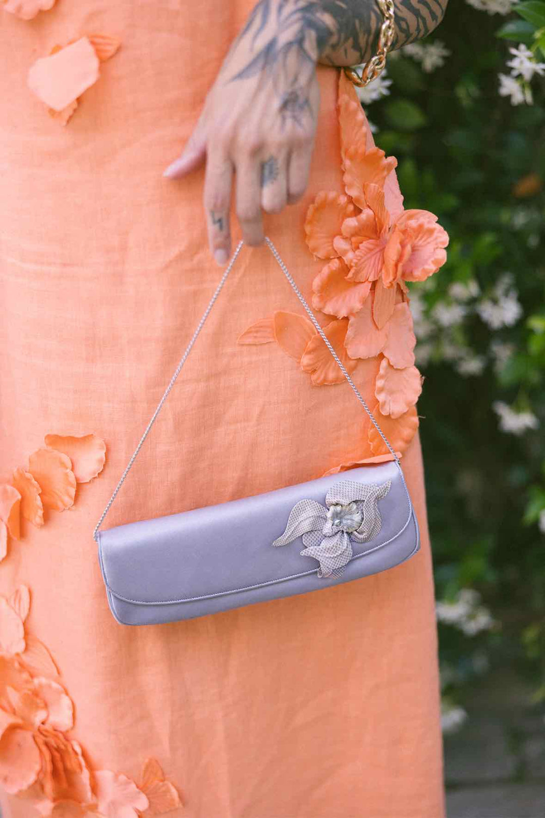 Judith Leiber Size Small Lavendar Purse
