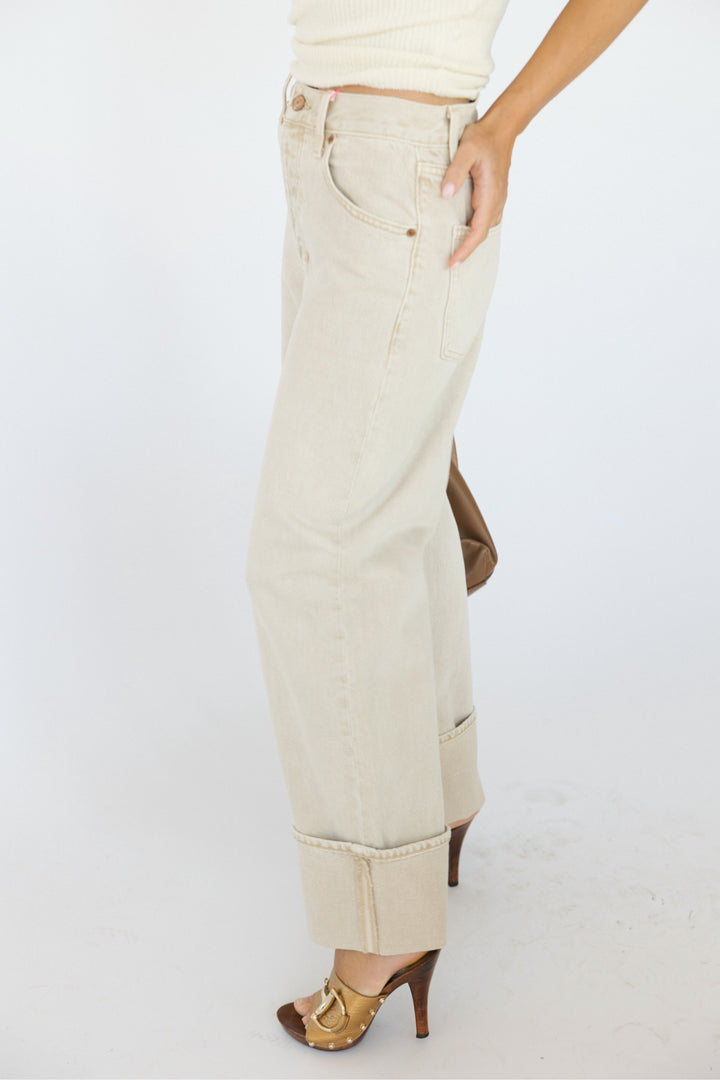 Pistola Size 25 Cuffed Btm Jeans