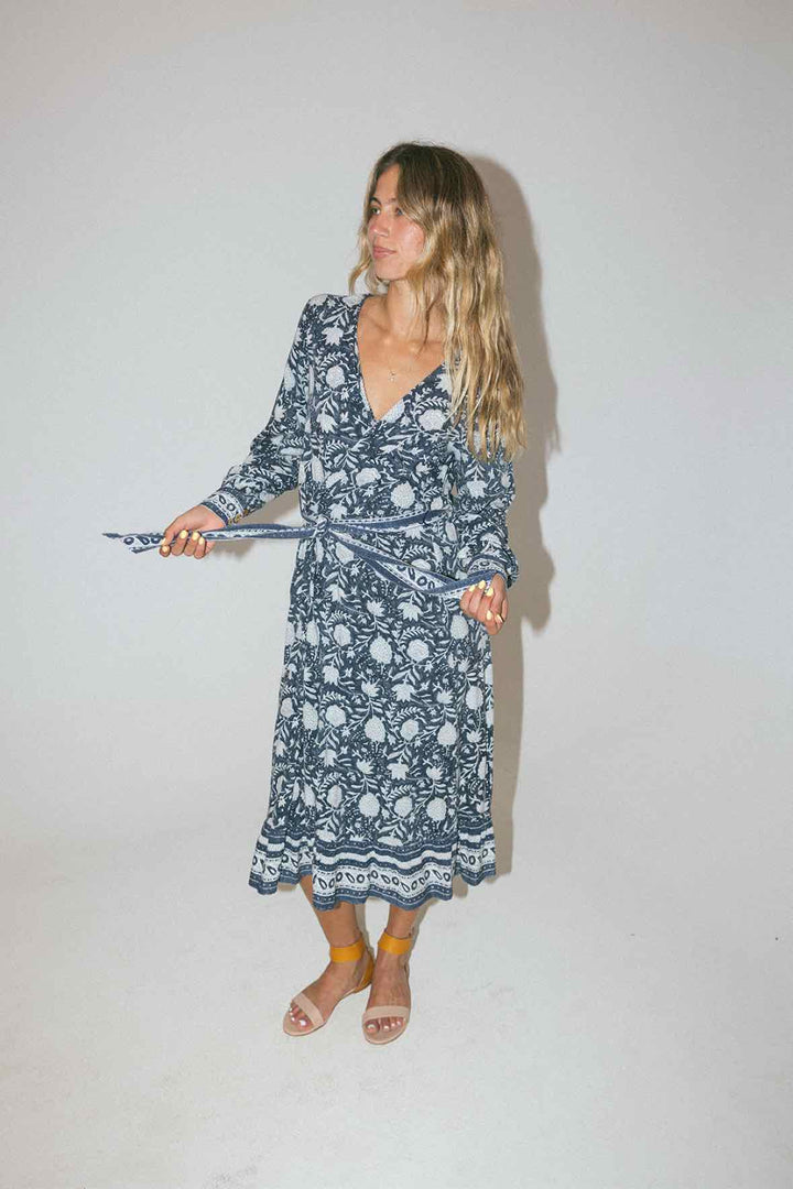 Cleobella Size XS Wrap Caftan Dress
