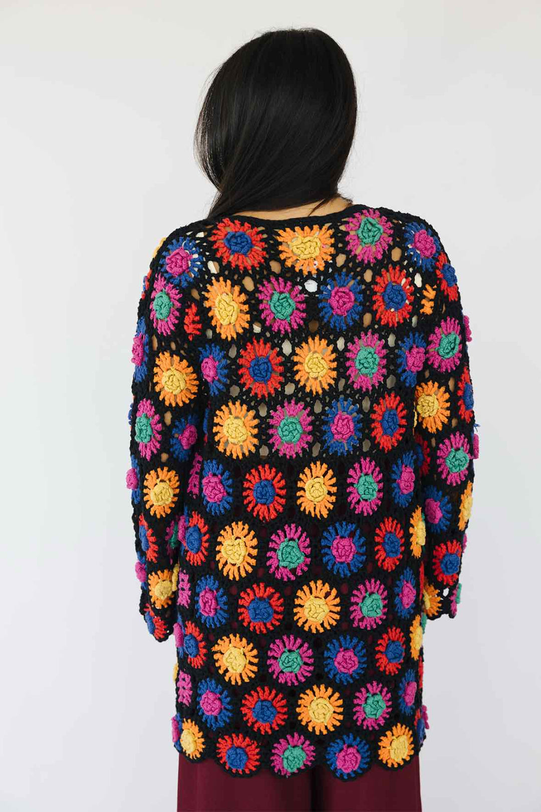 Farm Rio Size XS Crochet Cardigan