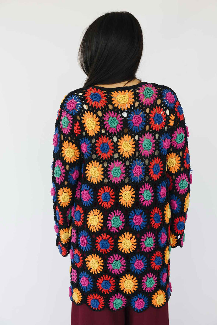 Farm Rio Size XS Crochet Cardigan