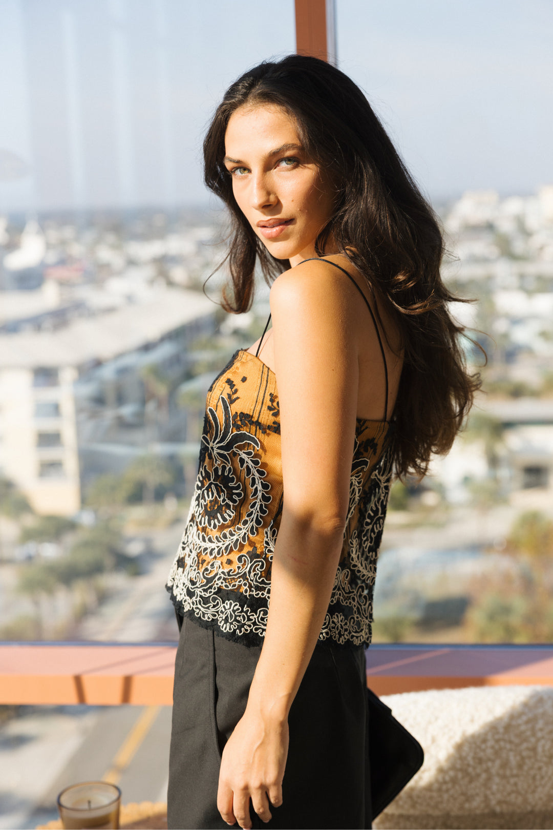 Luca Luca Size XS/S Burnt Orange Top