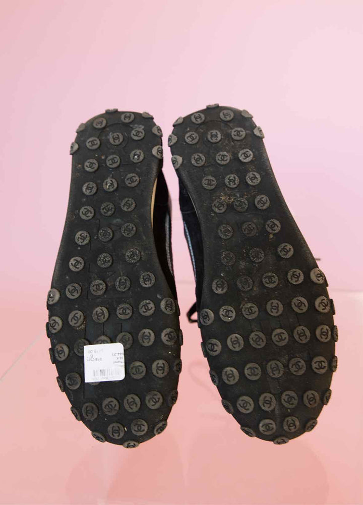 Chanel Size 38.5 Black Shoes