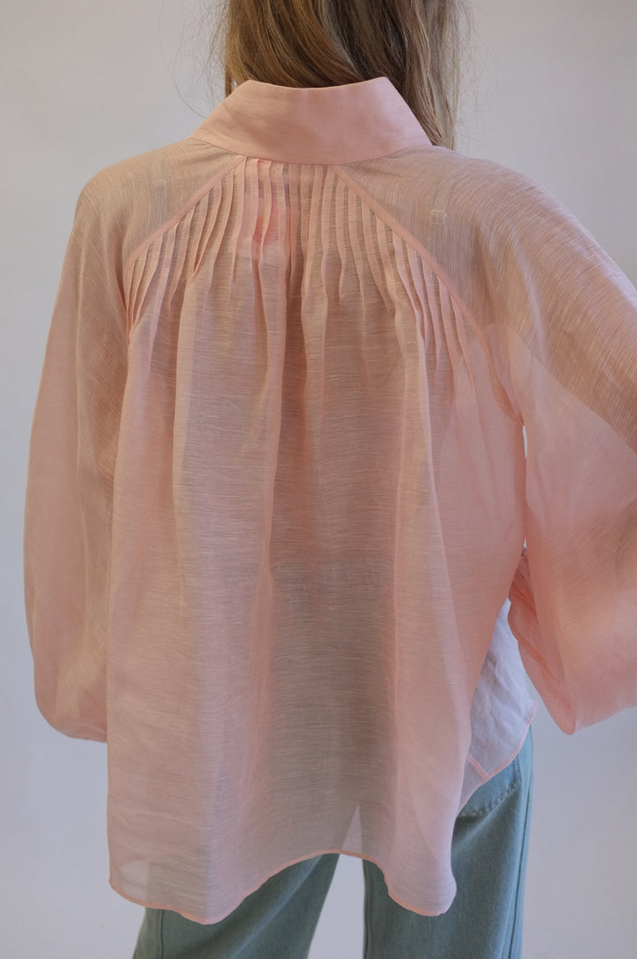 Zimmerman Size 0 Pink with heart buttons Top