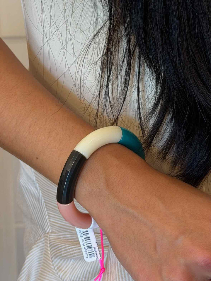 Multi Colored Chunky Bracelet