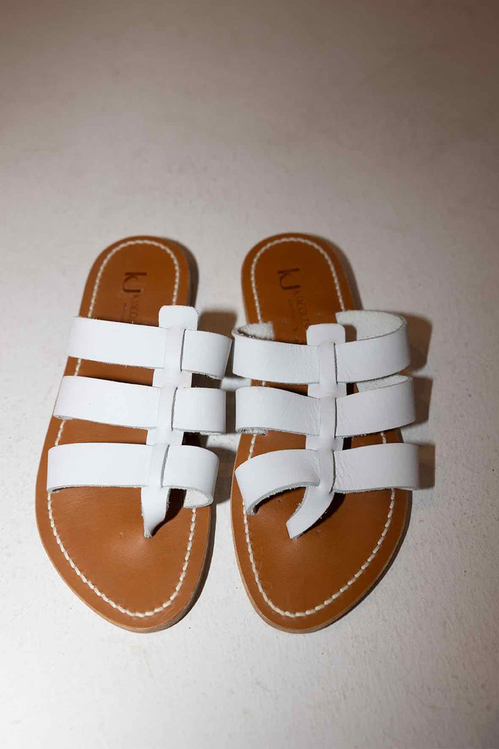 K Jacques Size 37 White Shoes