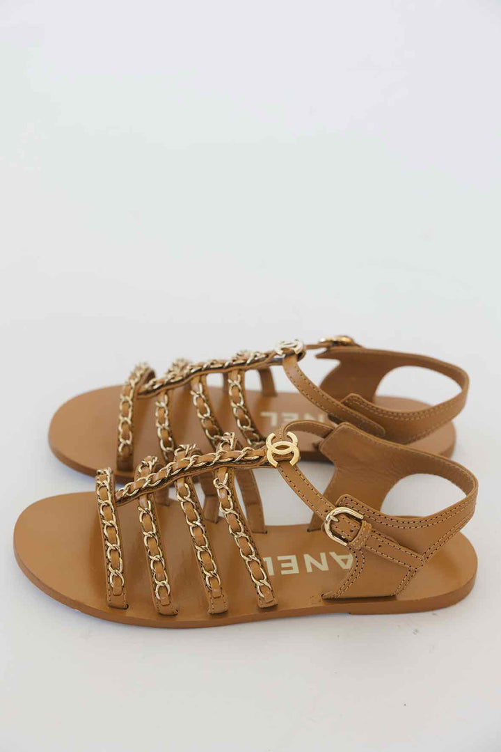 Chanel Shoe Size 38 Sandals