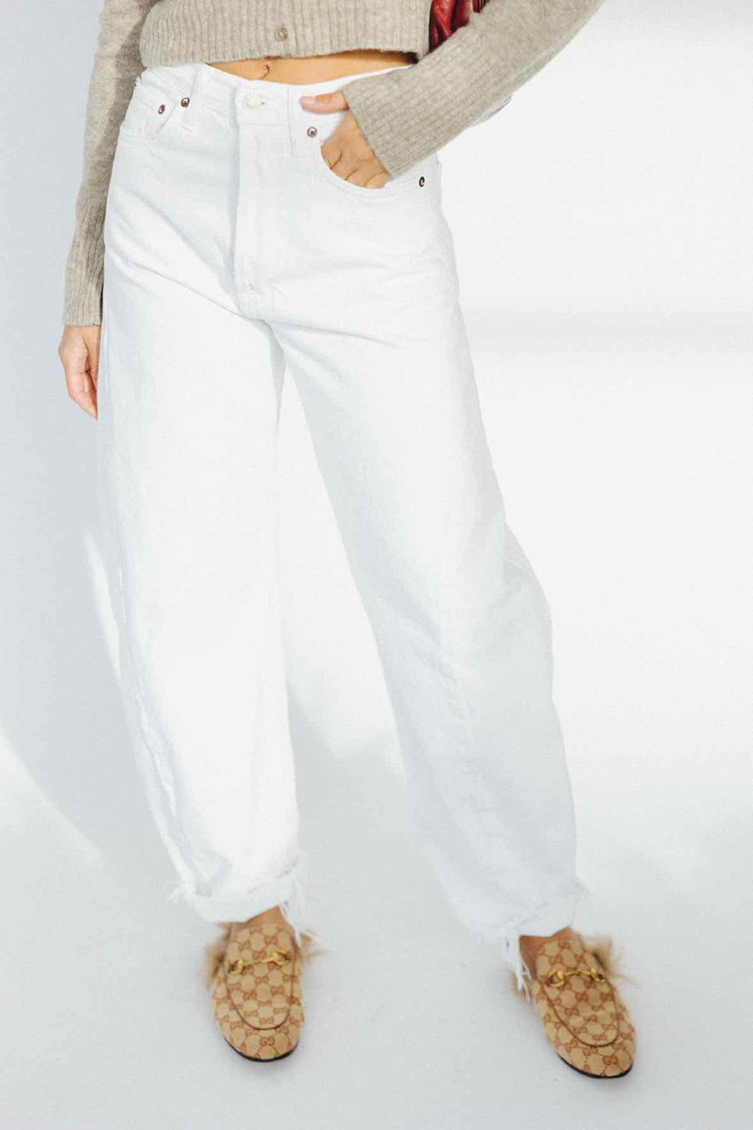 Agolde Size 25 Balloon Leg Jeans