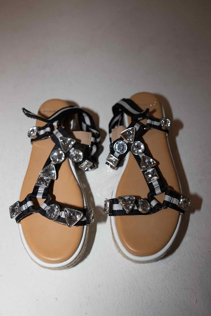 Dannijo Shoe Size 7 Rhine Stone Sandals
