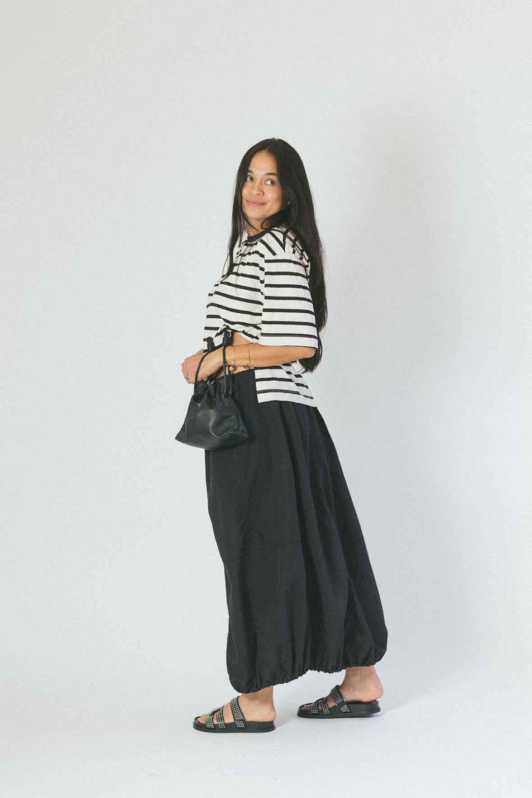 Zara Size Medium wht/blk Top