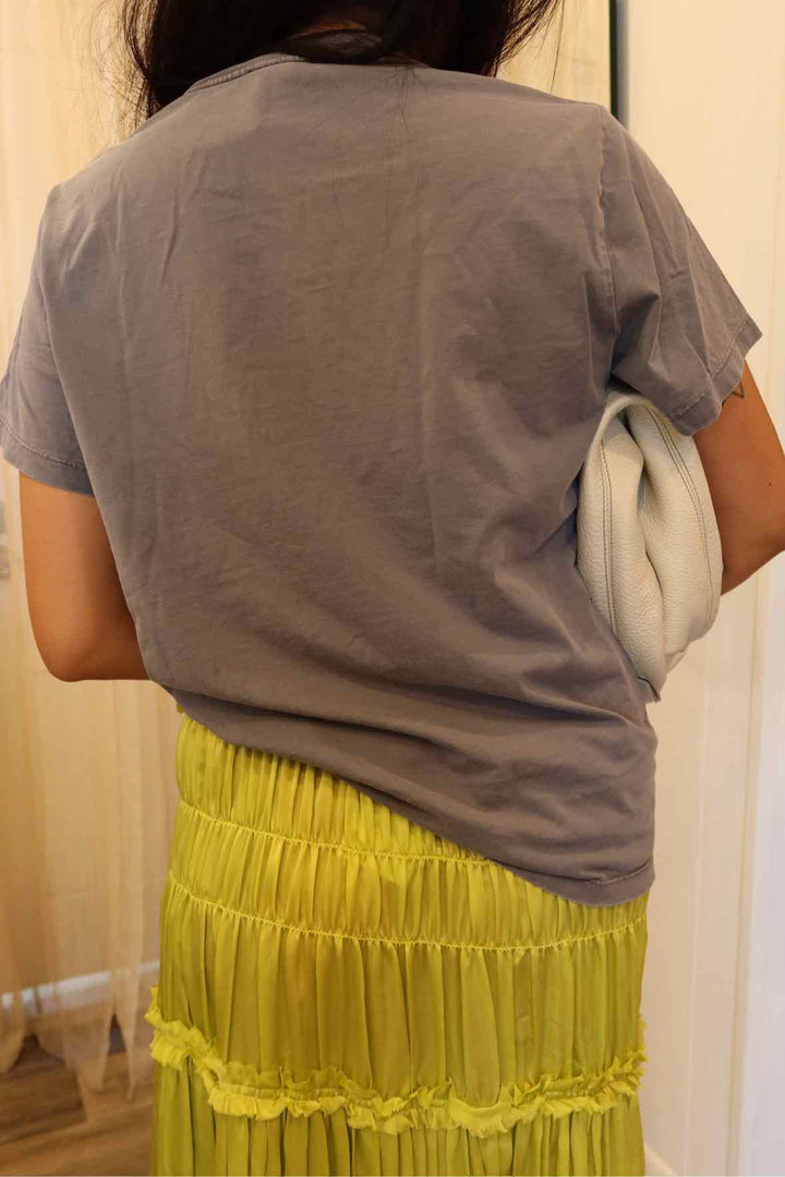 Ganni Size Small Grey T-Shirt