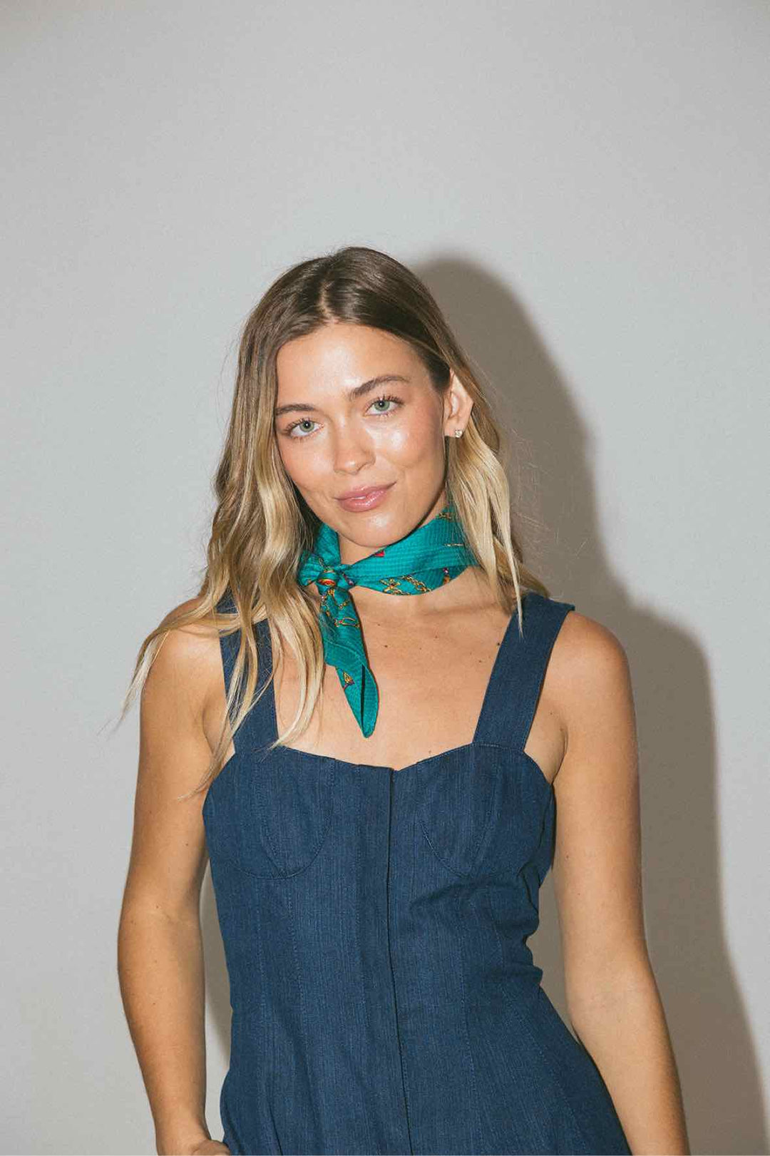 Celine Teal Scarf
