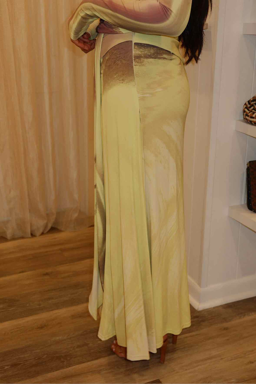 Simkhai Size Small Citron Skirt