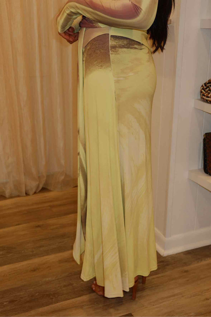Simkhai Size Small Citron Skirt