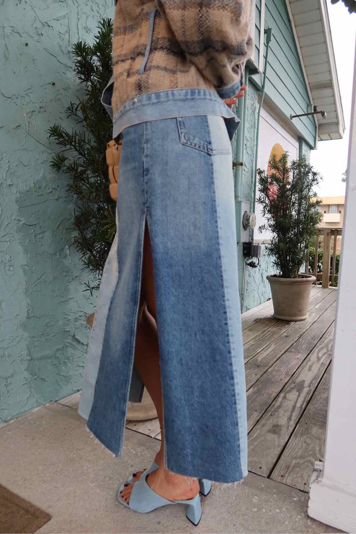 Zara Size Medium Denim Skirt